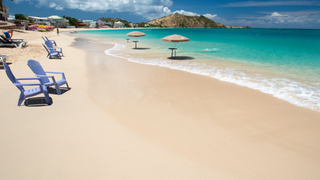 Grand Case Strand Karibik Meilentörn Segelrevier