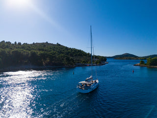 Hanse 510 Tropea Kurz Vor Enger Und Untiefen Passage Und Tor Zum Talascica Nationalpark Bei Hochsee Skipper Training Meilentoern In Kroatien
