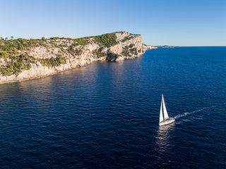 Amwind Abendsegeln Bei Moderaten Winden Und Prächtigem Wetter Im November Vor Dugi Otok Talascica Nationalpark Kornaten Mit Hanse 510 Tropea Bei Hochsee Skipper Training Meilentoern In Kroatien