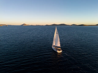 Abendsegeln Bei Moderaten Winden Und Milden Temperaturen In Den Kornaten Im November Auf Hanse 510 Tropea Bei Hochsee Skipper Training Meilentoern In Kroatien