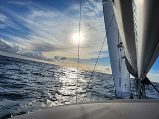 Amwind Segeln Mit Ausgezeichneten Segeltüchern Auf Hanse 510 Tropea Für Hochsee Skipper Training Meilentoern In Kroatien