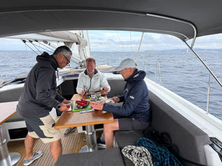 Gesunder Snack Auf Hanse 510 Tropea Bei Hochsee Skipper Training Meilentoern In Kroatien