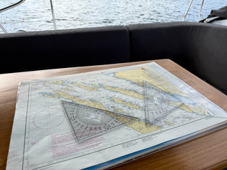 Kartenaufgaben Auf Hanse 510 Tropea Bei Hochsee Skipper Training Meilentoern In Kroatien