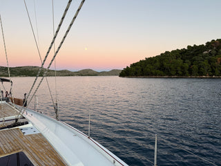 Bojenplatz Uvala Mir Talascica Nationalpark Mit Hanse 510 Tropea Bei Hochsee Skipper Training Meilentoern In Kroatien