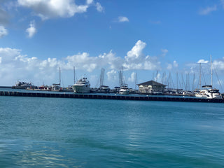 Marina Marigot Bay Karibik Hochseeschein Meilentörn