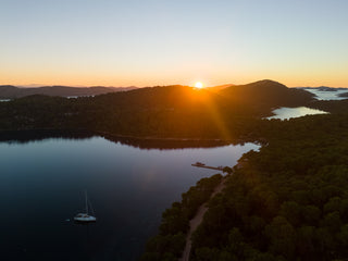 Menschenleere Idylle Und Natur Pur Im November Vor Anker Auf Hanse 510 Tropea Bei Hochsee Skipper Training Meilentoern In Kornaten Kroatien