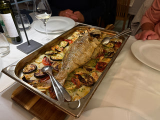 Leckeres Fischessen Bei Landausflug Und Nachtessen In Murter Bei Hochsee Skipper Training Meilentoern In Kroatien