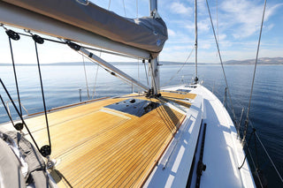 Aussenansicht Mit Teakdeck Unserer Neuen Hanse 510 Tropea Für Hochsee Skipper Training Meilentoern In Kroatien
