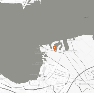 Lagoo Segelschule Standort Lachen am Zürichsee - Karte