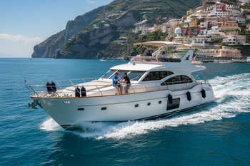 Motoryacht 46 Fuss Hochseeausbildung Amalfiküste Capri