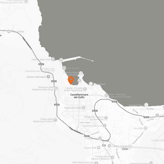 Lagoo Hochseeschule Standort Sizilien Italien - Castellammare Karte